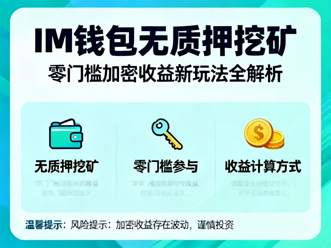 IM钱包无质押挖矿，零门槛加密收益新玩法全解析