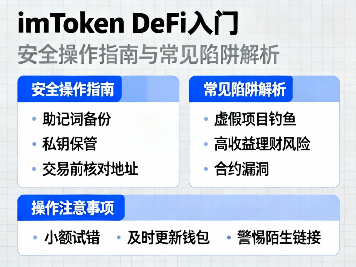 imToken DeFi入门，安全操作指南与常见陷阱解析