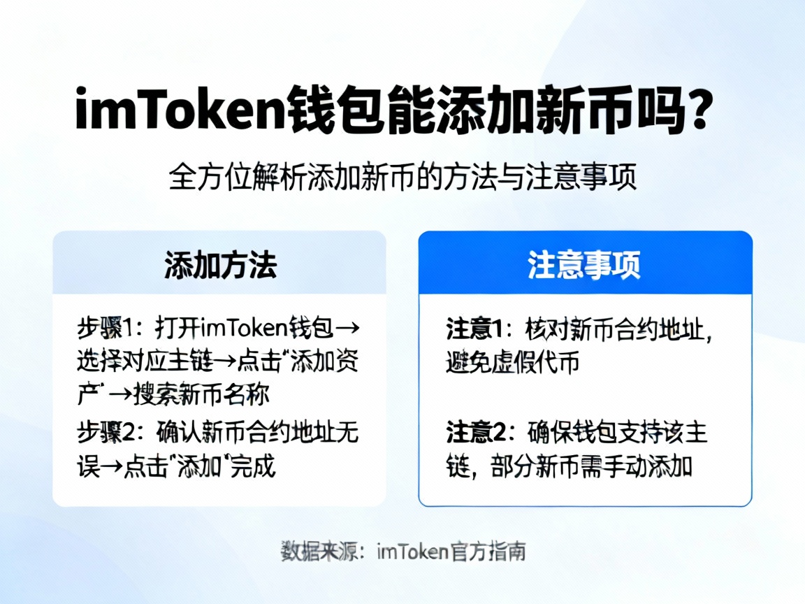 imToken钱包能添加新币吗？全方位解析添加新币的方法与注意事项