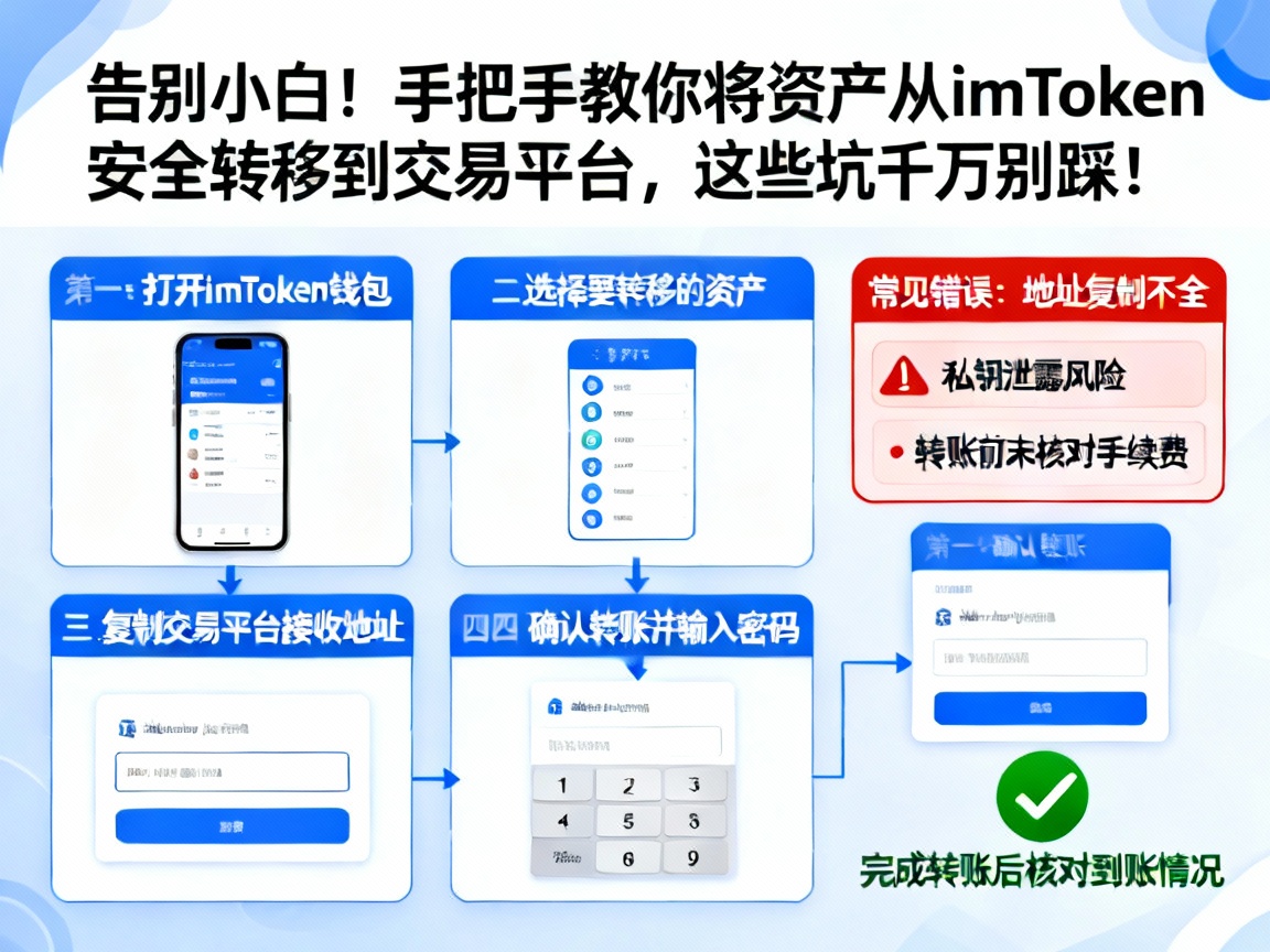 告别小白！手把手教你将资产从 imToken 安全转移到交易平台，这些坑千万别踩！