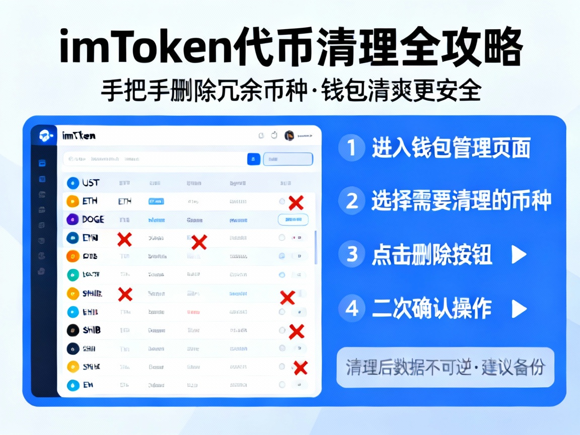 imToken代币清理全攻略，手把手教你删除不需要的币种，让钱包更清爽安全