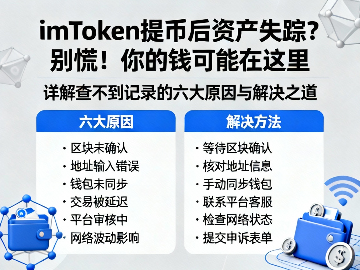 imToken提币后资产失踪？别慌！你的钱可能在这里—详解查不到记录的六大原因与解决之道