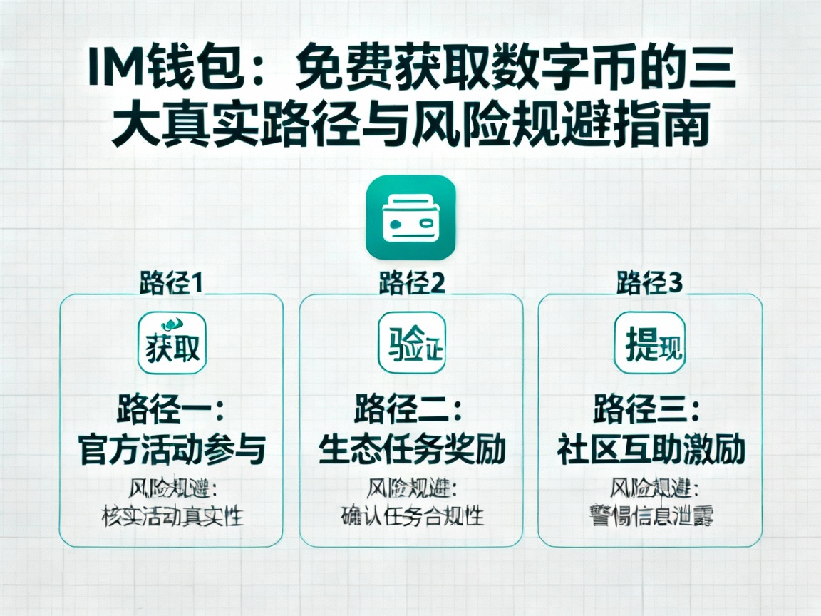IM钱包，免费获取数字币的三大真实路径与风险规避指南