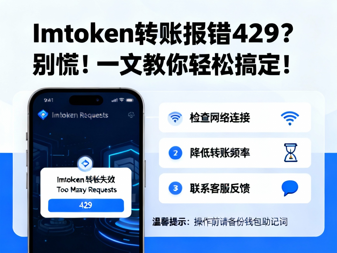 Imtoken转账报错429？别慌！一文教你轻松搞定！