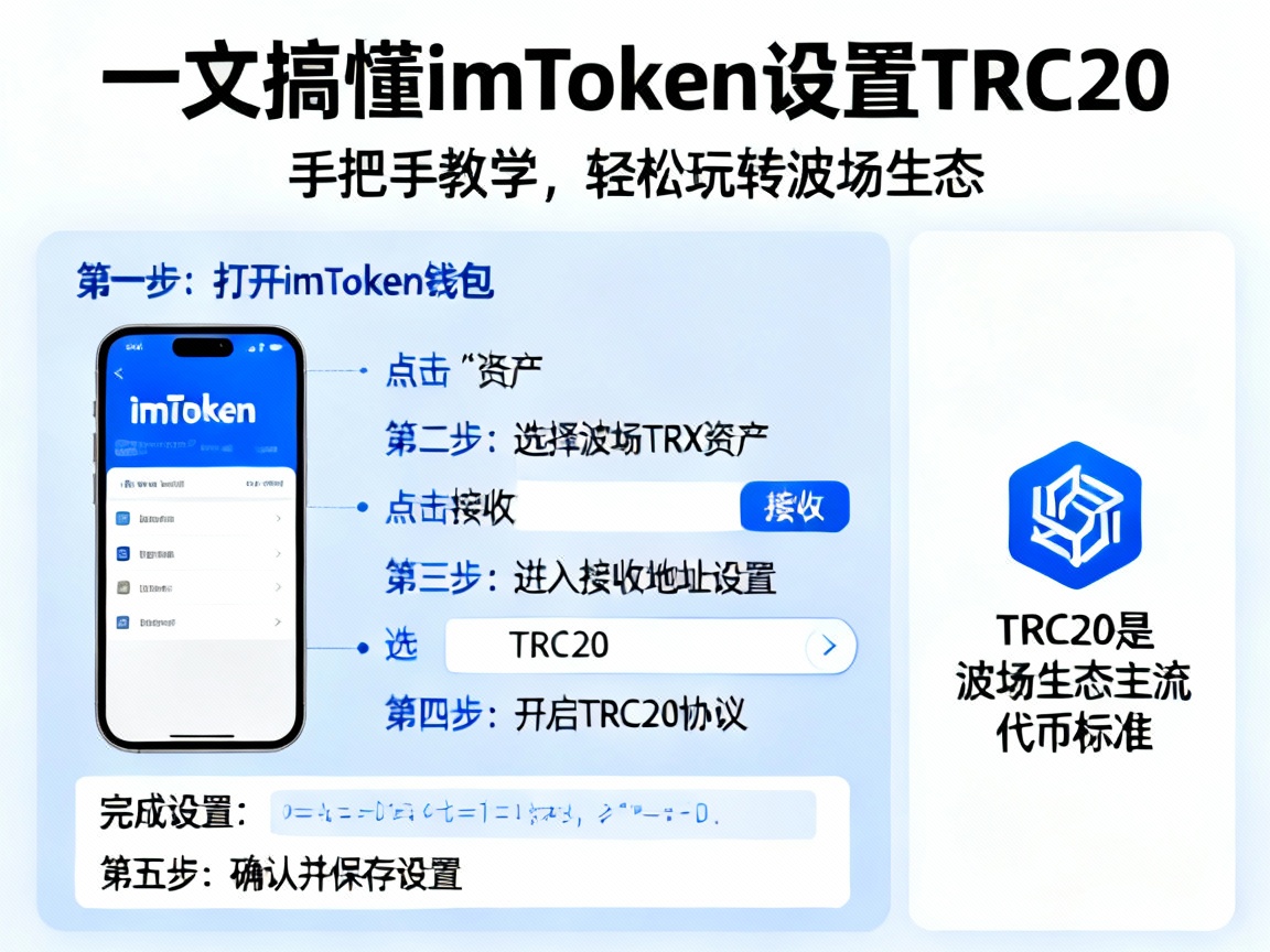 手把手教学 一文搞懂imToken如何设置TRC20，轻松玩转波场生态