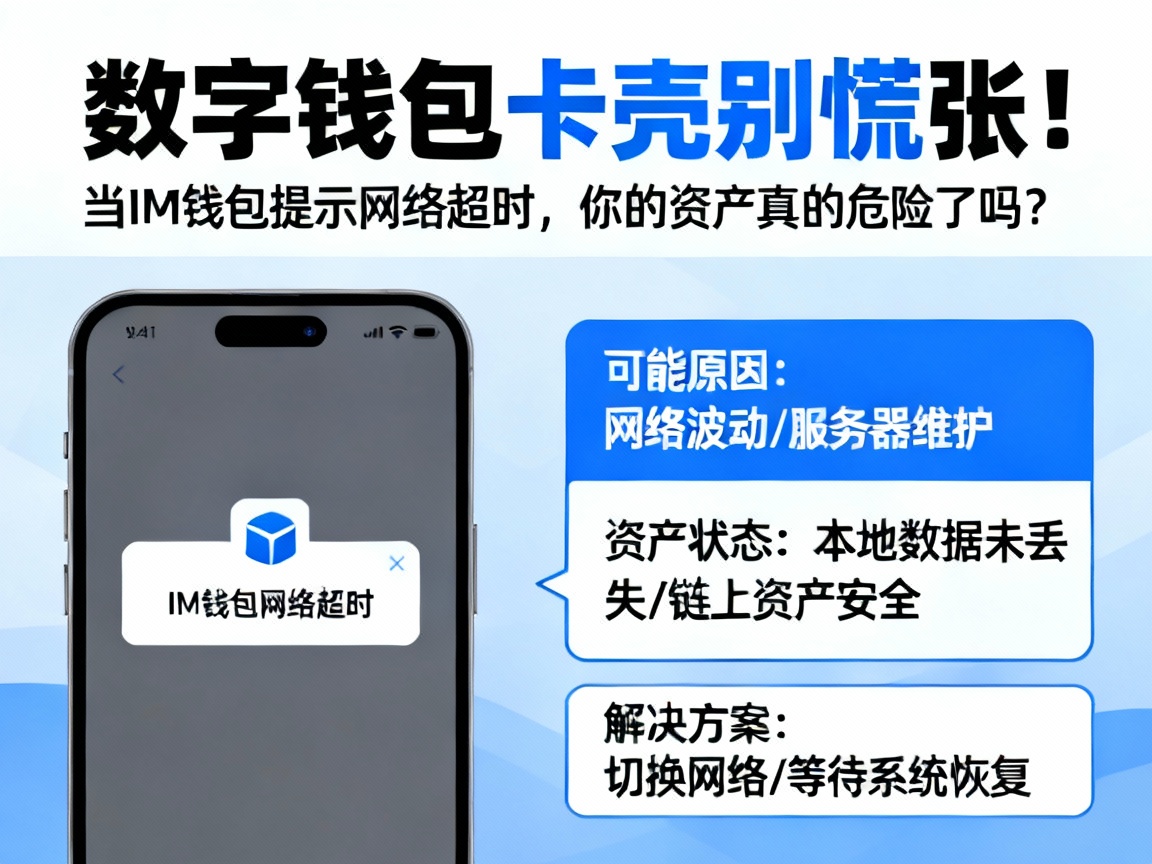 数字钱包卡壳别慌张！当IM钱包提示网络超时，你的资产真的危险了吗？