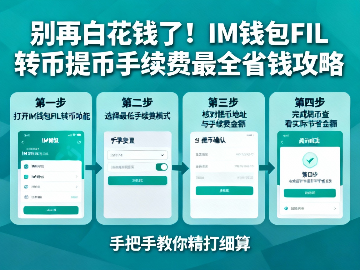 别再白花钱了！IM钱包FIL转币提币手续费最全省钱攻略，手把手教你精打细算