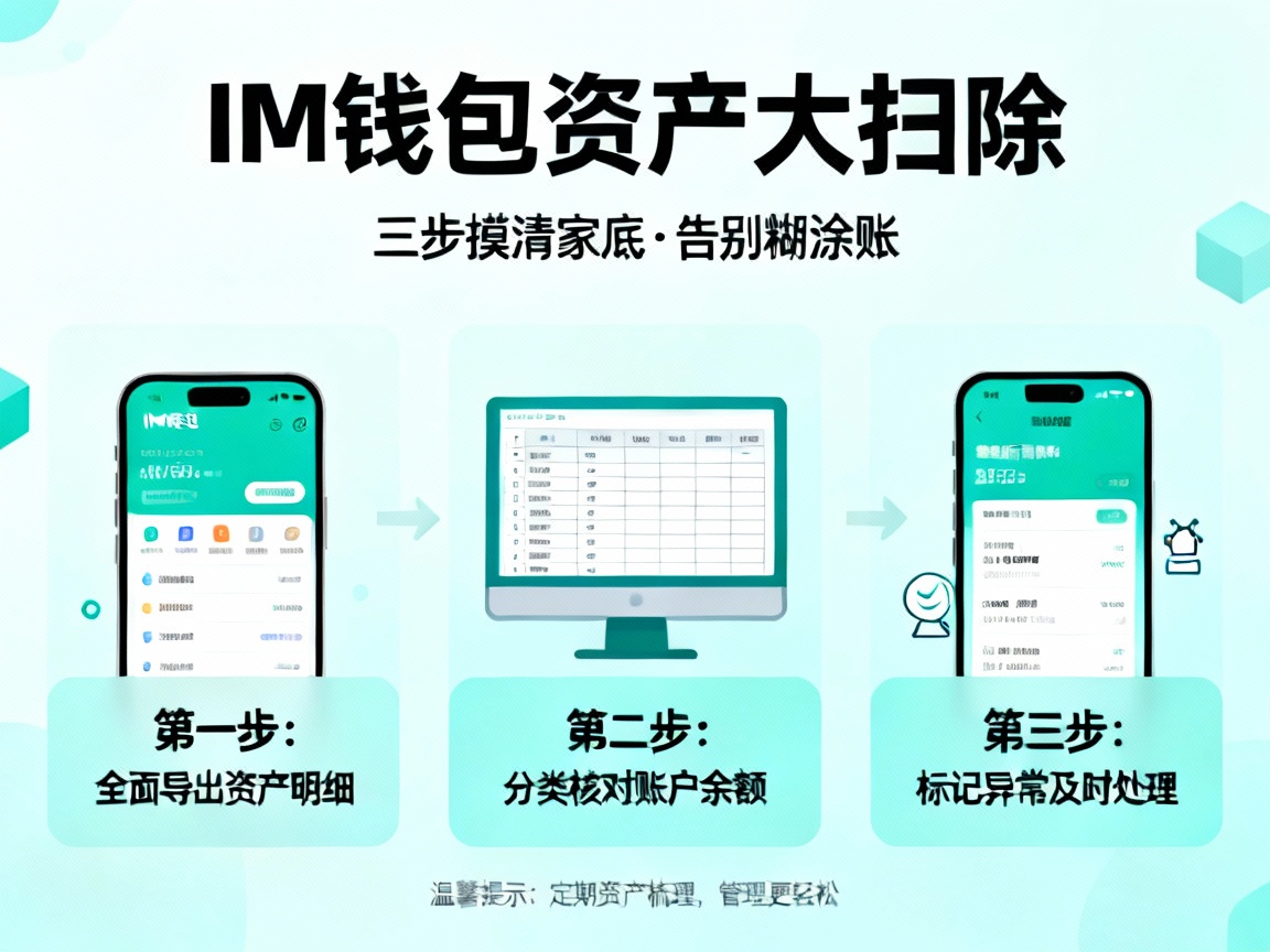 IM钱包资产大扫除，三步摸清家底，告别糊涂账