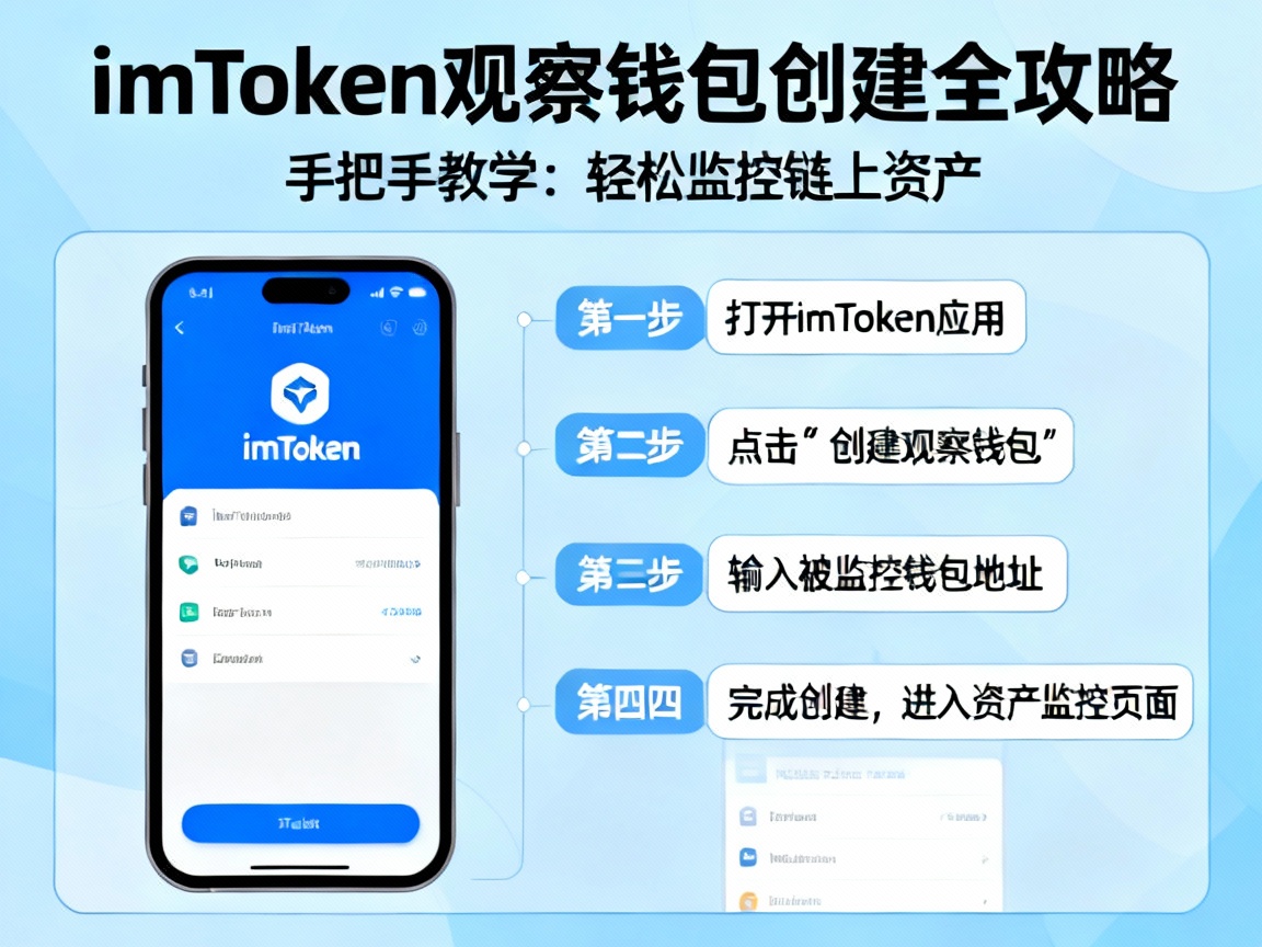 手把手教学，imToken观察钱包创建全攻略，轻松监控链上资产