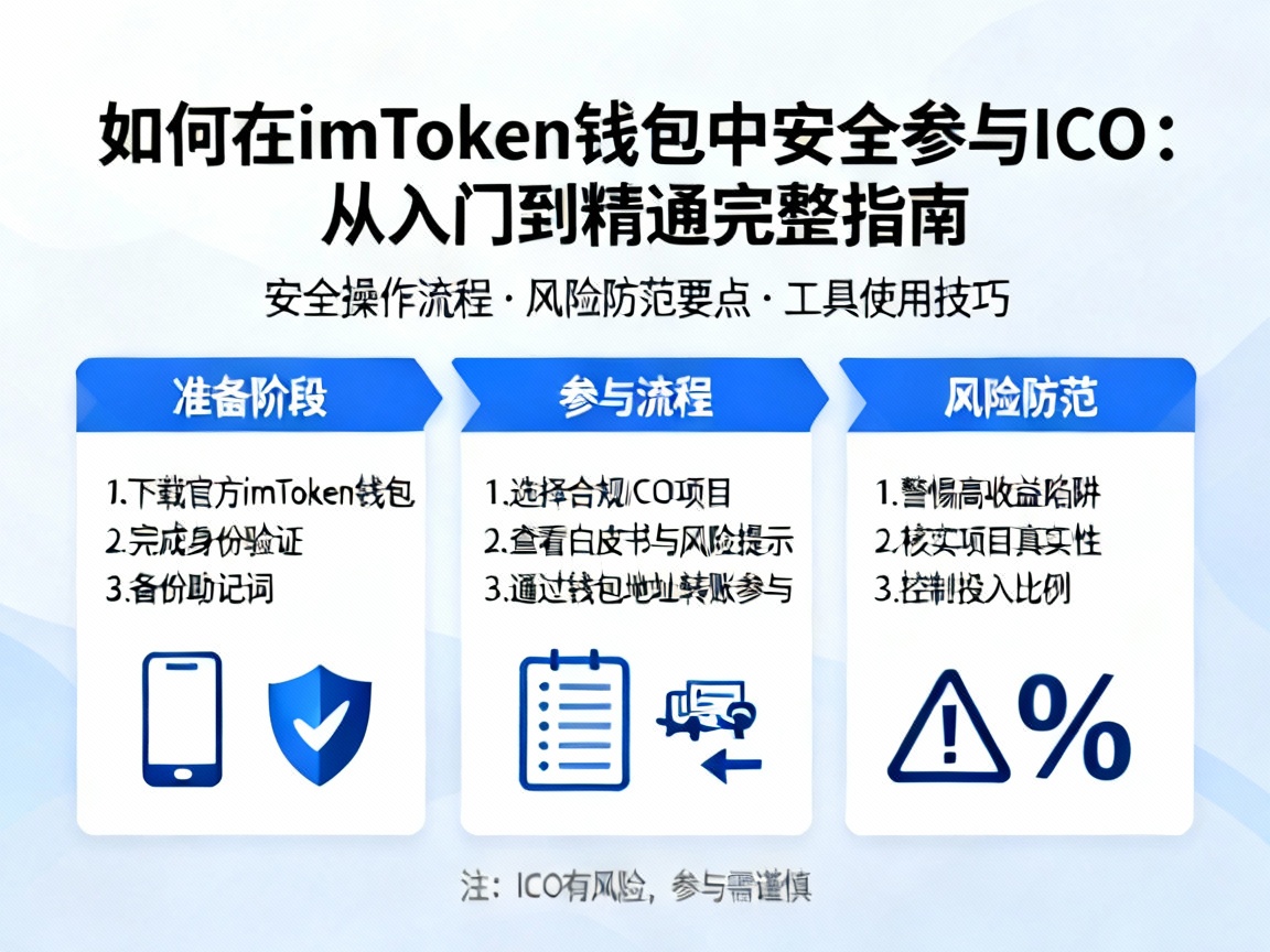 如何在imToken钱包中安全参与ICO，从入门到精通的完整指南