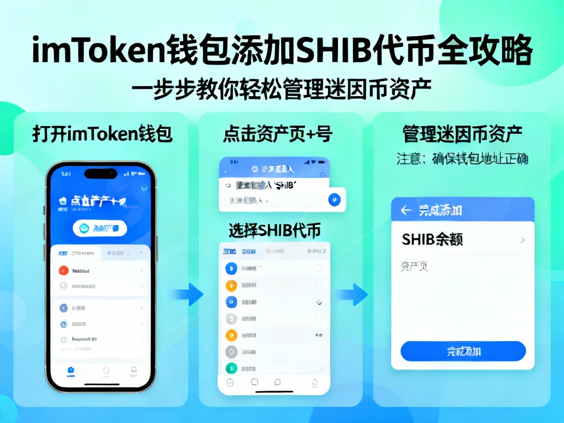 imToken钱包添加SHIB代币全攻略，一步步教你轻松管理迷因币资产！