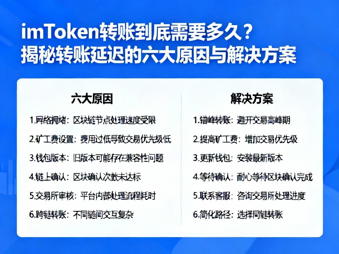 imToken转账到底需要多久？揭秘转账延迟的六大原因与解决方案