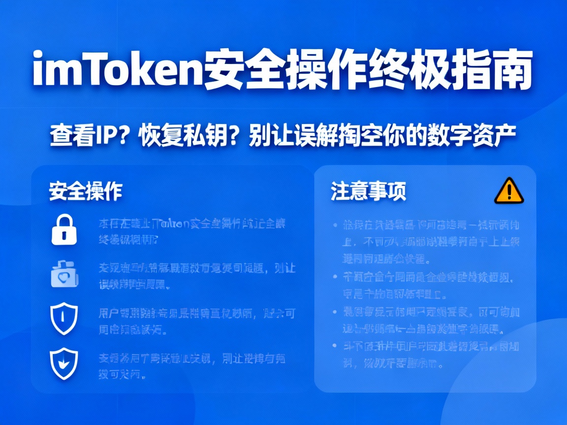 查看IP？恢复私钥？imToken安全操作终极指南，别让误解掏空你的数字资产