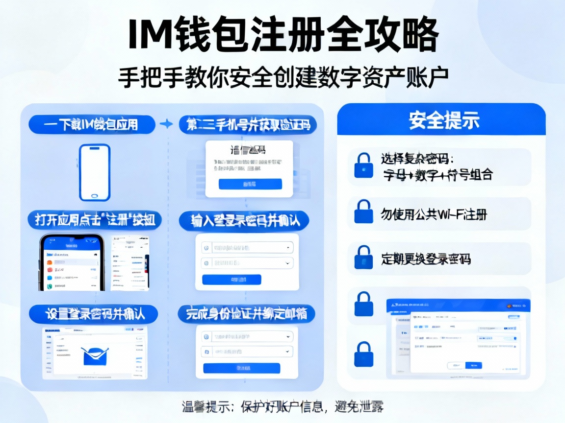 IM钱包注册全攻略，手把手教你安全创建数字资产账户