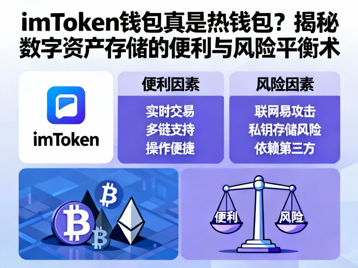 imToken钱包真是热钱包？揭秘数字资产存储的便利与风险平衡术
