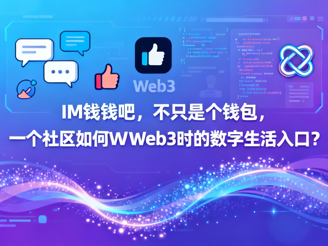 IM钱包吧，不只是个钱包，一个社区如何成为Web3时代的数字生活入口？