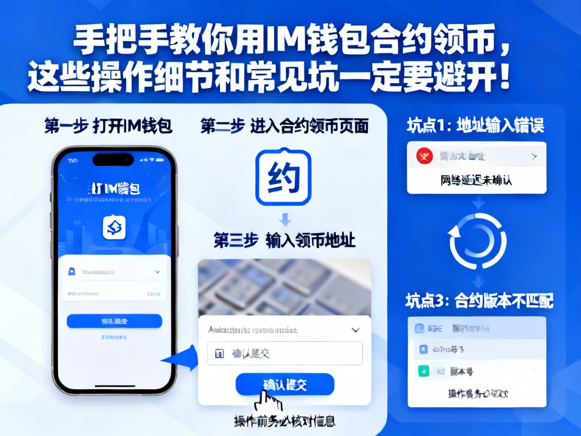 手把手教你用IM钱包合约领币，这些操作细节和常见坑一定要避开！