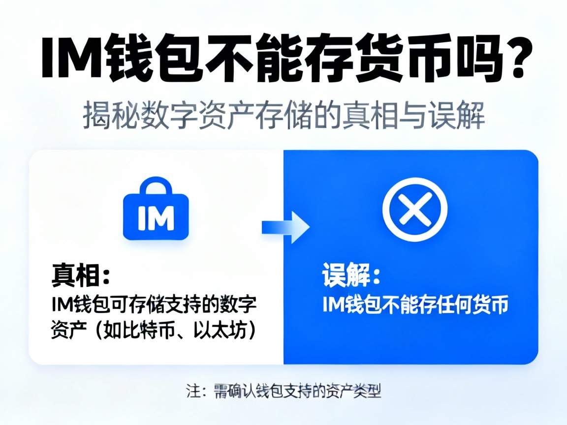 IM钱包不能存货币吗？揭秘数字资产存储的真相与误解