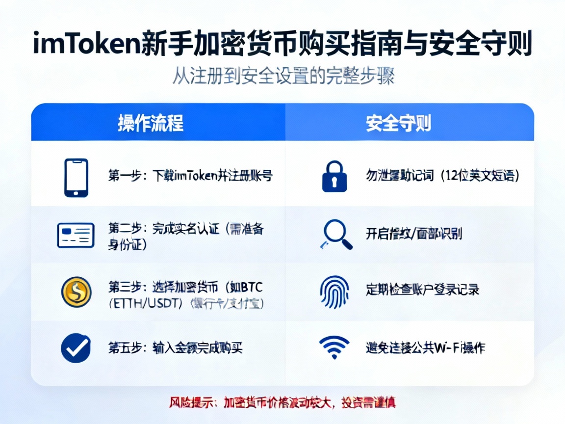 在 imToken 购买加密货币，新手不再迷茫的完整指南与安全守则