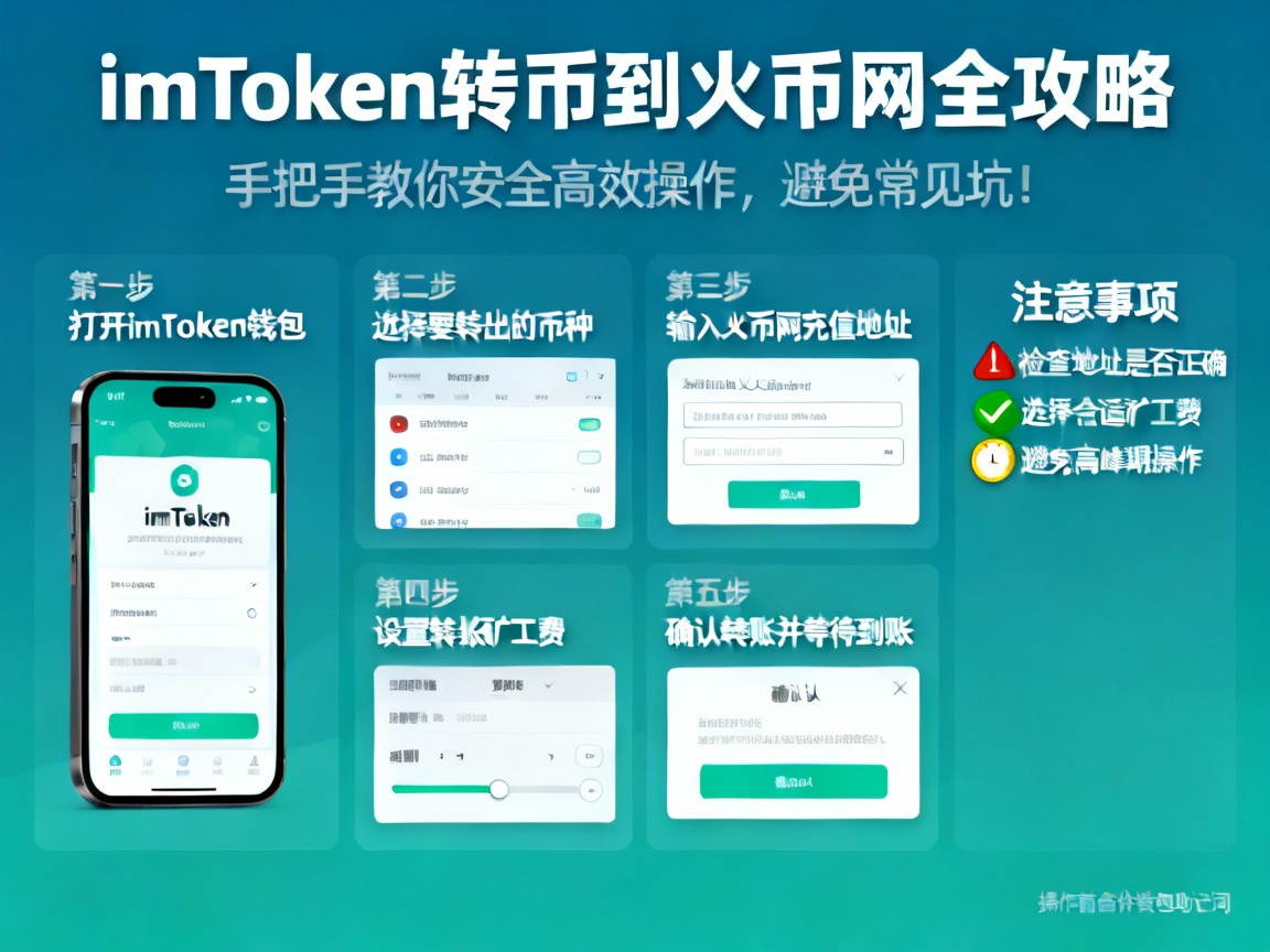 imToken转币到火币网全攻略，手把手教你安全高效操作，避免常见坑！