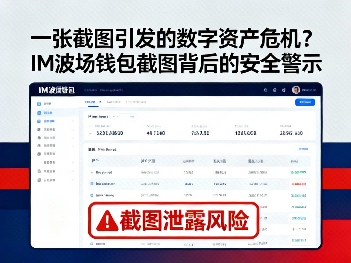 一张截图引发的数字资产危机？IM波场钱包截图背后的安全警示