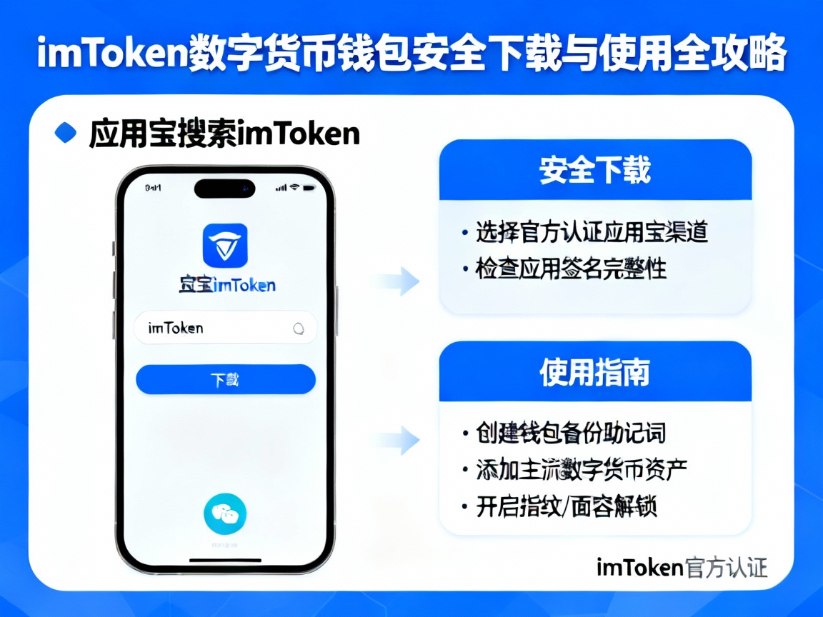 应用宝中搜索imToken，你的数字货币钱包安全下载与使用全攻略