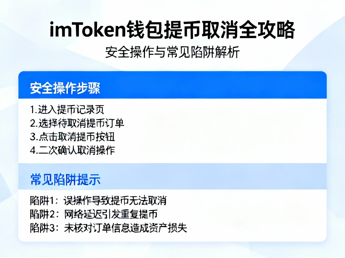 imToken钱包提币取消全攻略，安全操作与常见陷阱解析