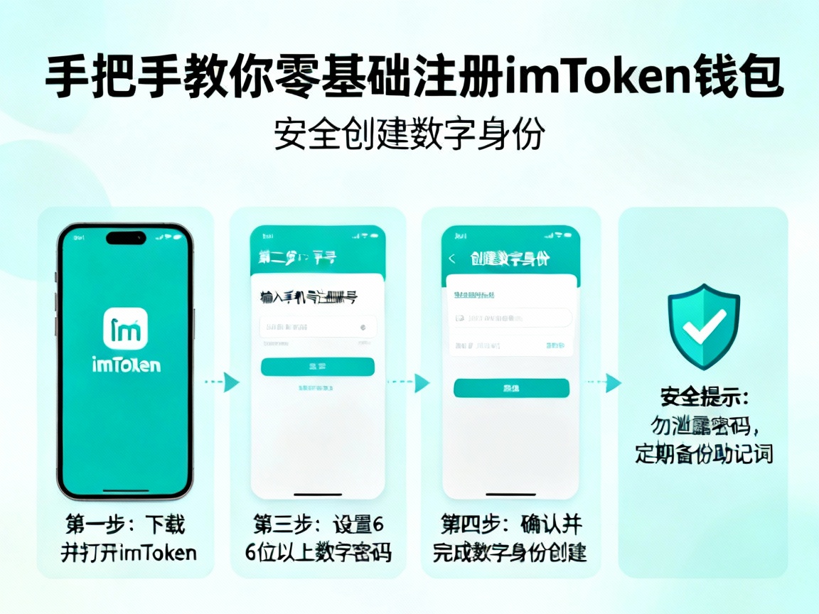 手把手教你，零基础注册imToken钱包，安全创建数字身份