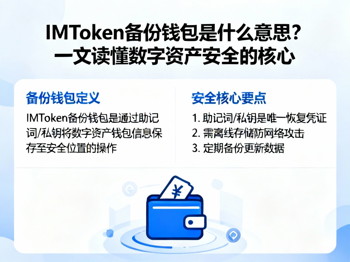 IMToken备份钱包是什么意思？一文读懂数字资产安全的核心