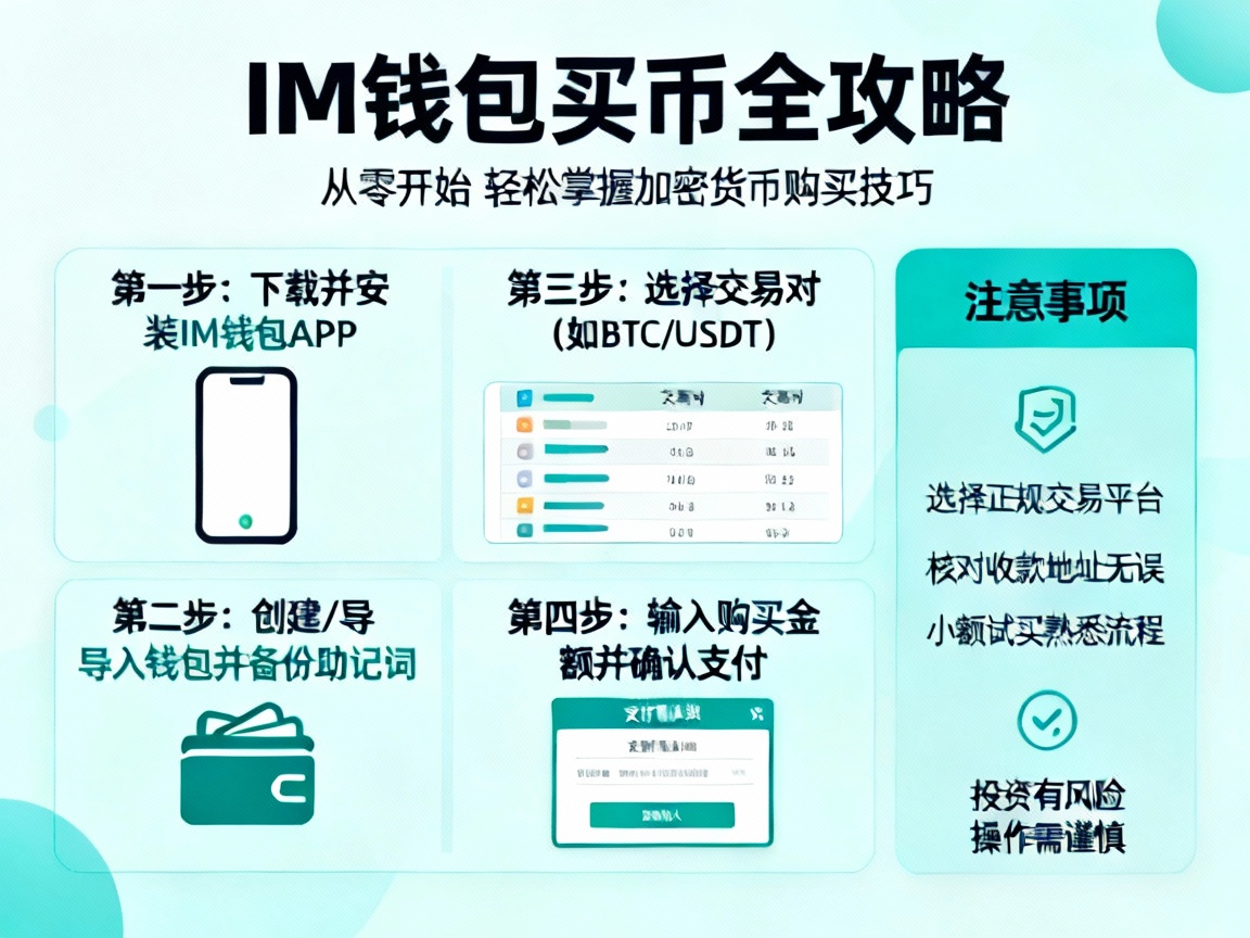IM钱包买币全攻略，从零开始，轻松掌握加密货币购买技巧