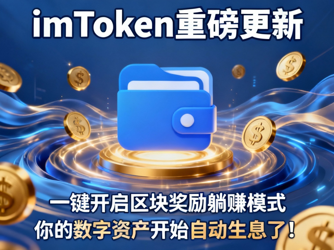 imToken 重磅更新，一键开启区块奖励躺赚模式，你的数字资产开始自动生息了！