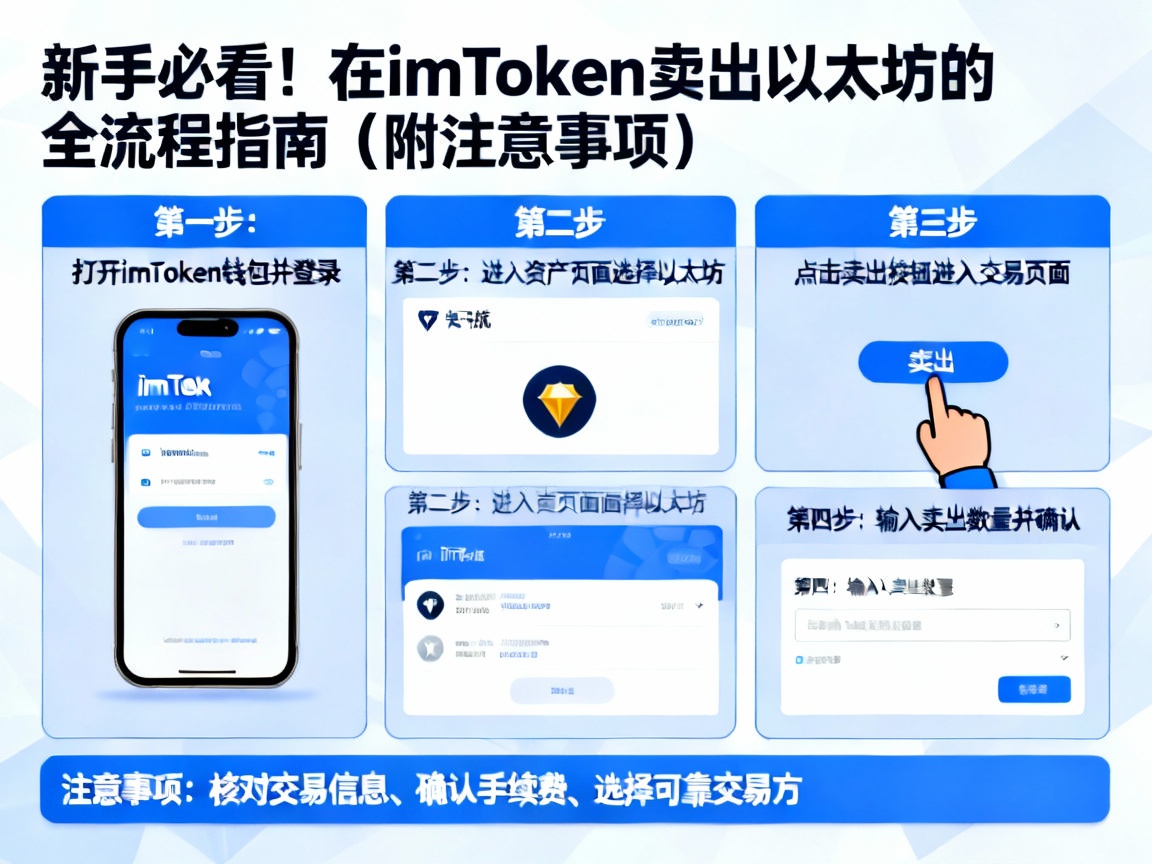 新手必看！在imToken卖出以太坊的全流程指南（附注意事项）