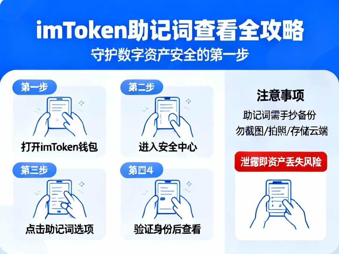 imToken助记词查看全攻略，守护数字资产安全的第一步