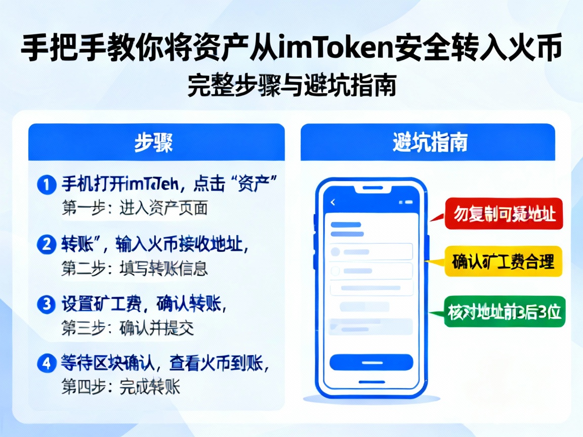 手把手教你将资产从imToken安全转入火币，完整步骤与避坑指南