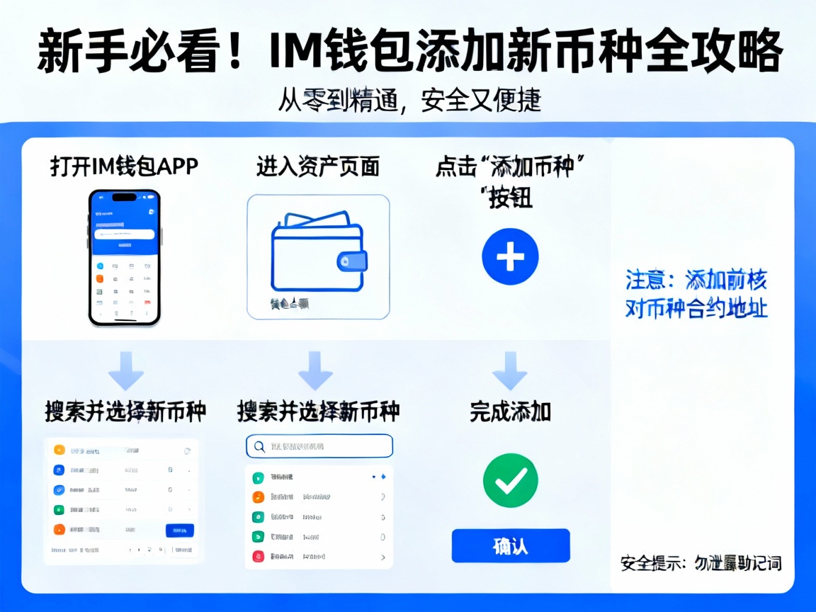 新手必看！IM钱包添加新币种全攻略，从零到精通，安全又便捷