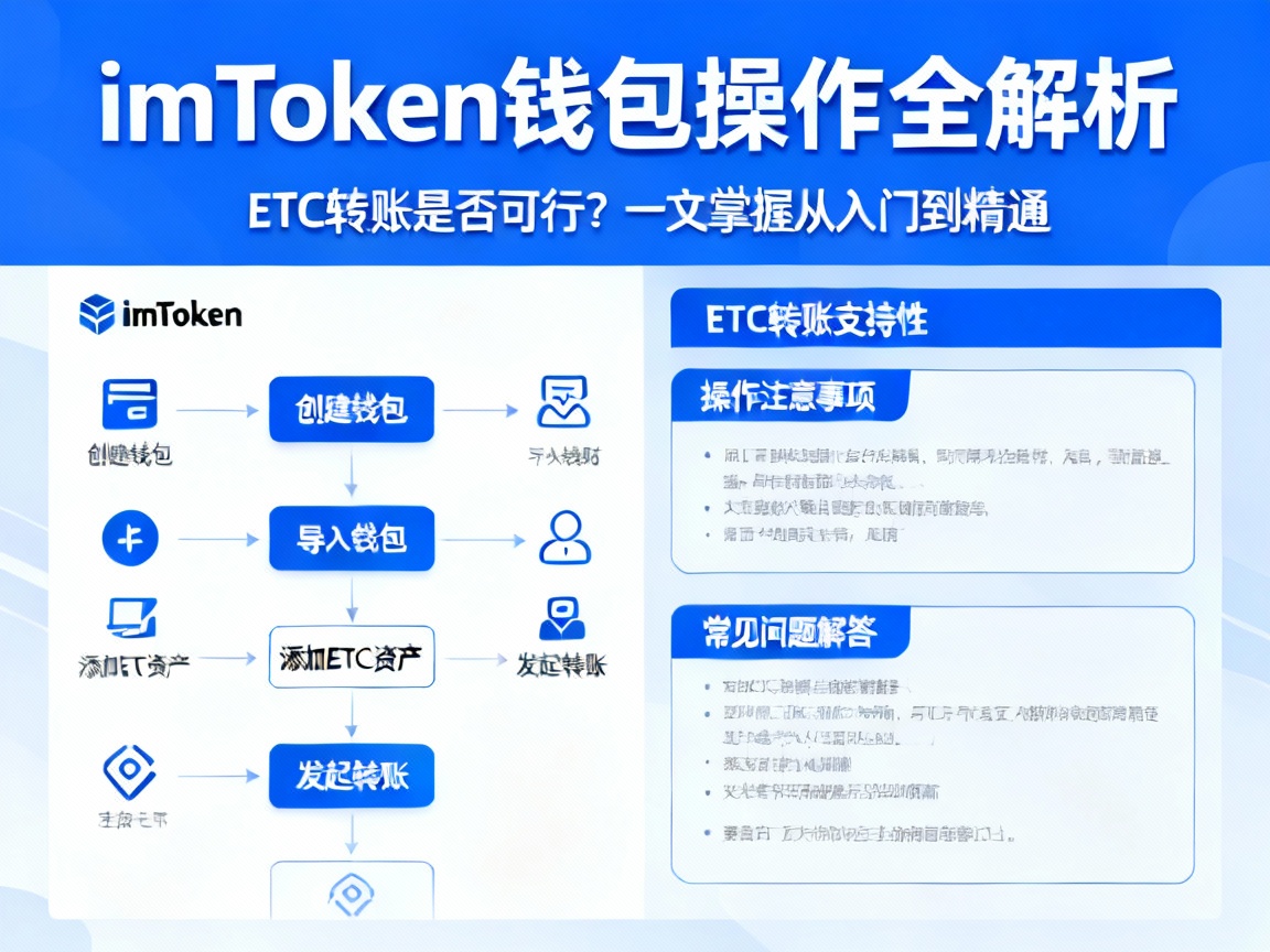 imToken钱包操作全解析，ETC转账是否可行？一文掌握从入门到精通