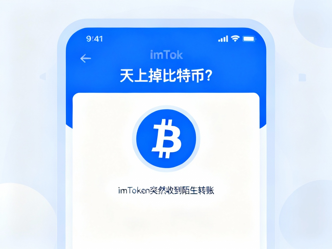 天上掉比特币？当你的imToken突然收到陌生转账