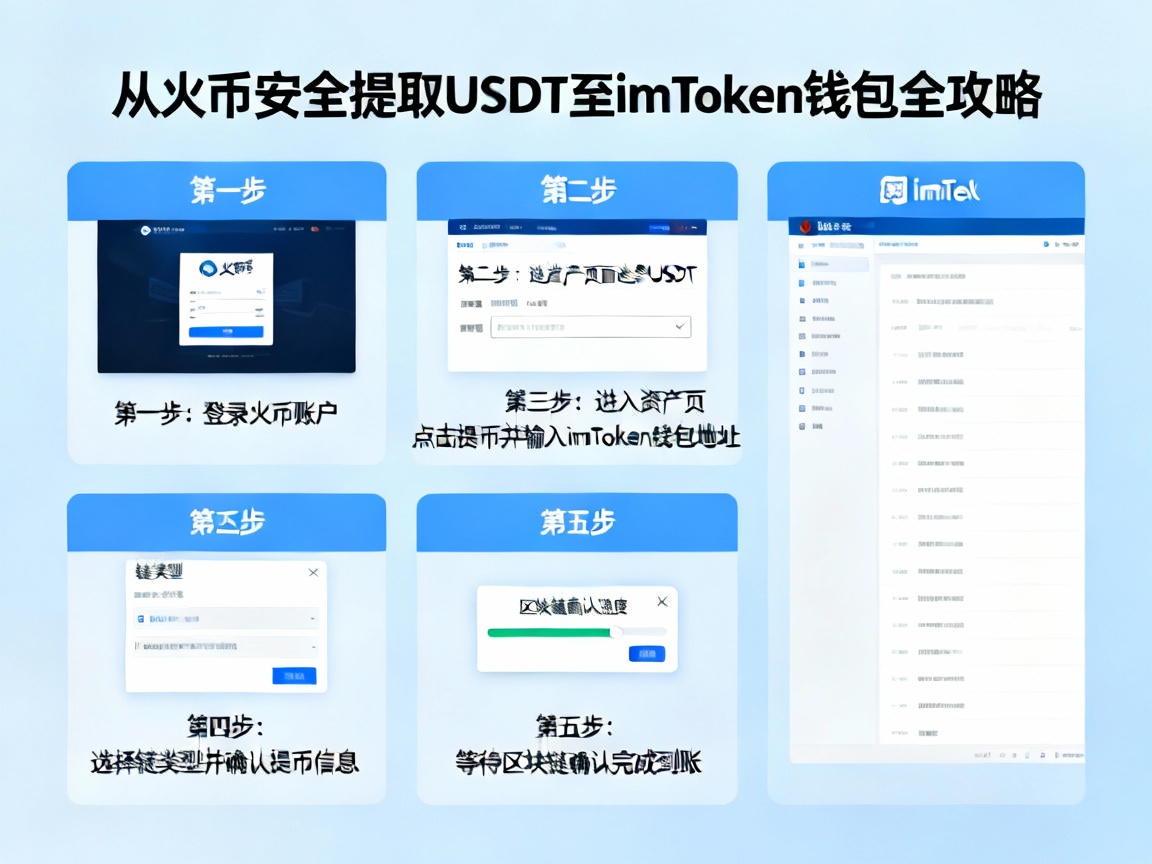 手把手教程，从火币安全提取USDT至imToken钱包全攻略