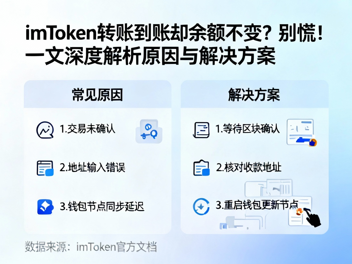 imToken转账到账却余额不变？别慌！一文深度解析原因与解决方案