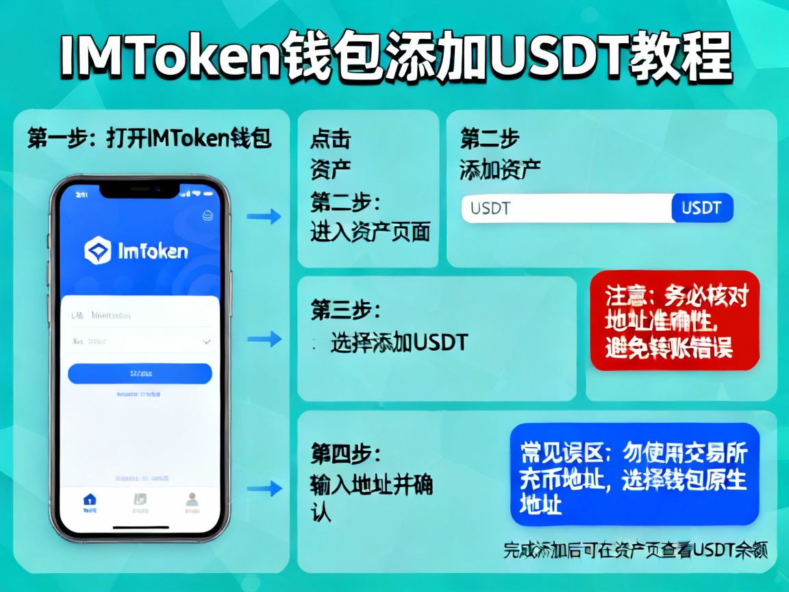 IMToken钱包如何添加USDT？手把手教你安全添加，避免常见误区