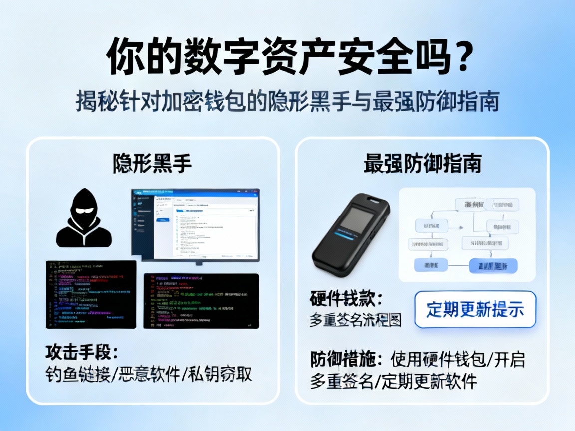 你的数字资产安全吗？揭秘针对加密钱包的隐形黑手与最强防御指南