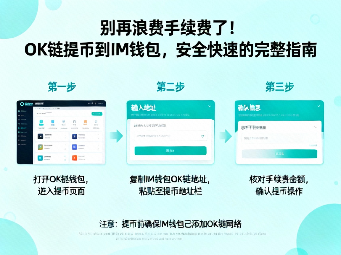 别再浪费手续费了！OK链提币到IM钱包，安全快速的完整指南