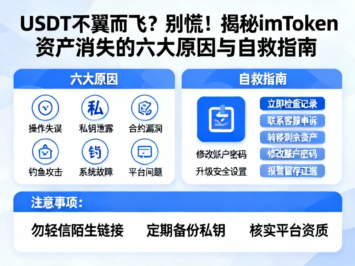 USDT不翼而飞？别慌！揭秘imToken资产消失的六大原因与自救指南