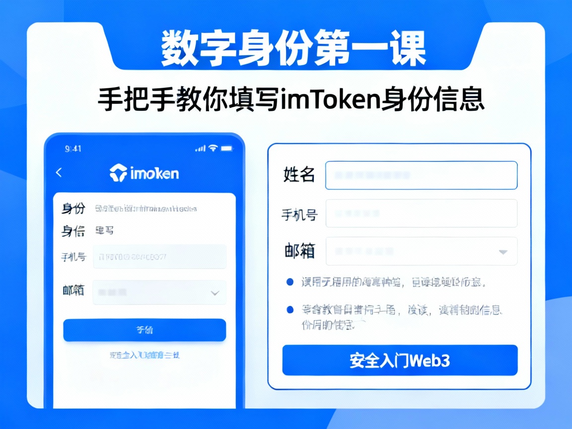 数字身份第一课，手把手教你填写imToken身份信息，安全入门Web3