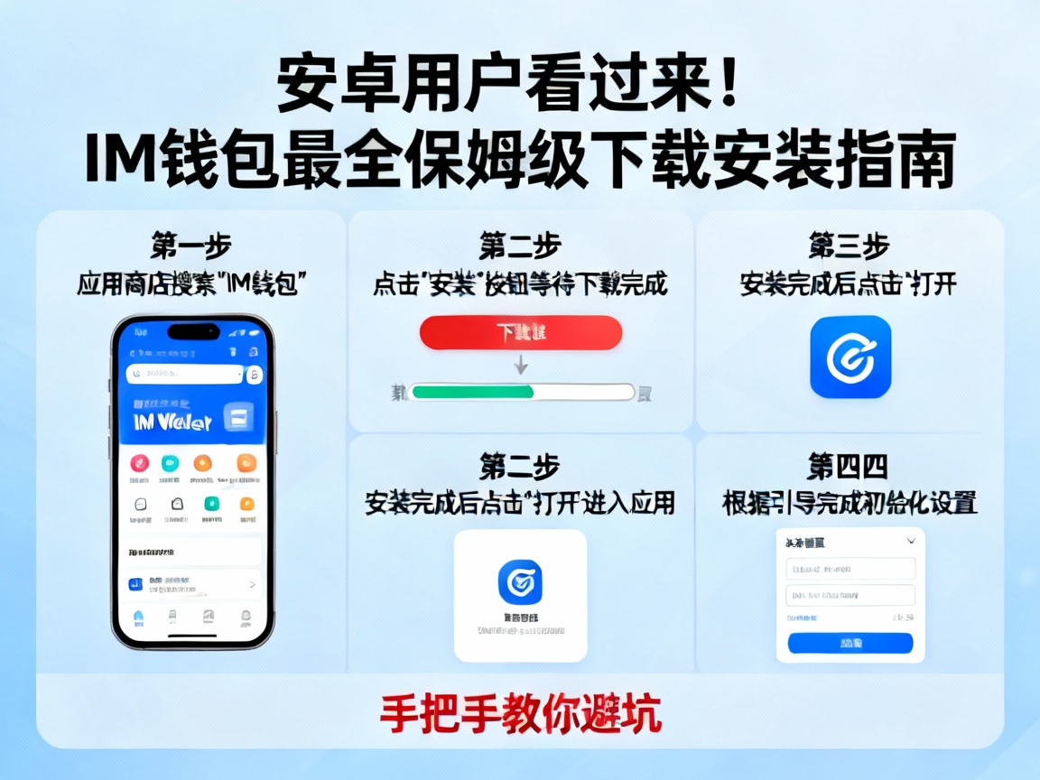 安卓用户看过来！IM钱包最全保姆级下载安装指南，手把手教你避坑
