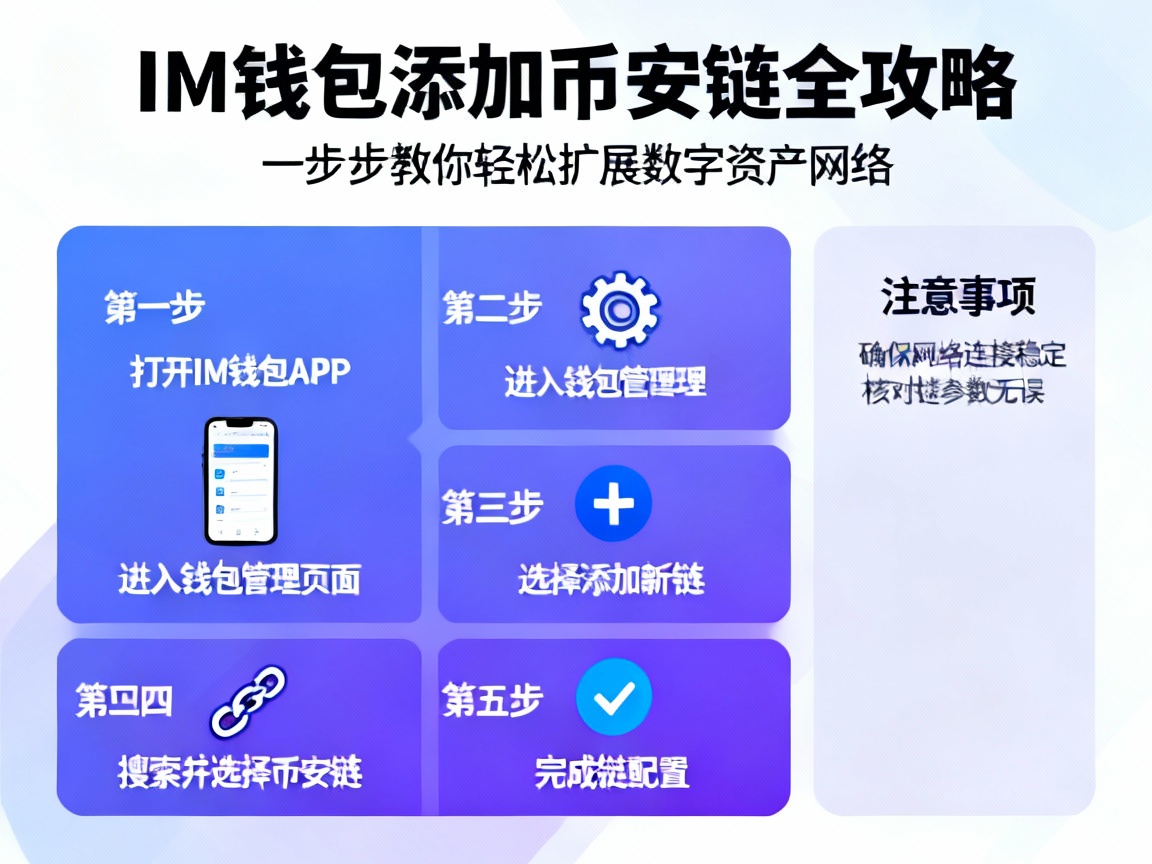 IM钱包添加币安链全攻略，一步步教你轻松扩展数字资产网络