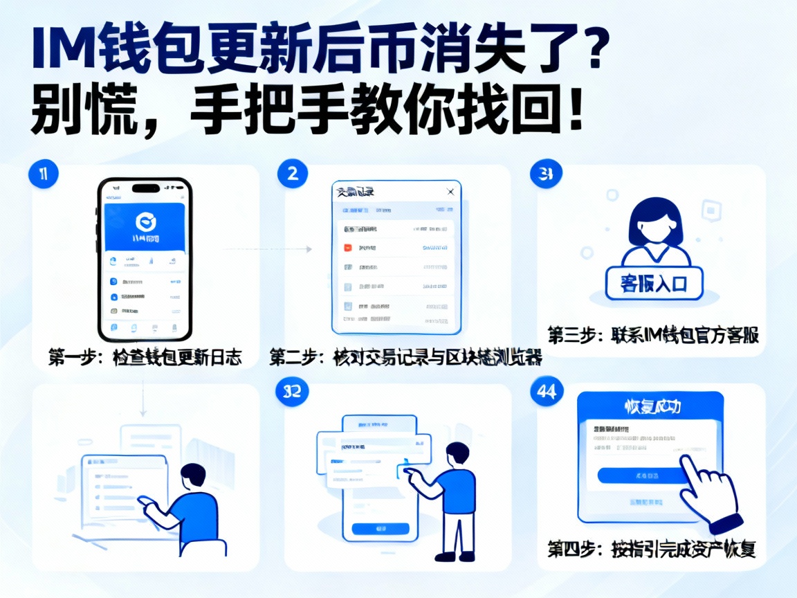 IM钱包更新后币消失了？别慌，手把手教你找回！