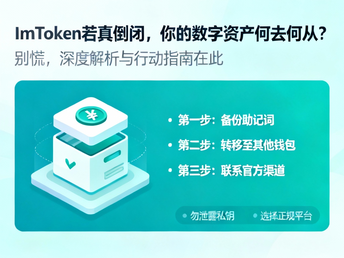 ImToken若真倒闭，你的数字资产何去何从？别慌，深度解析与行动指南在此