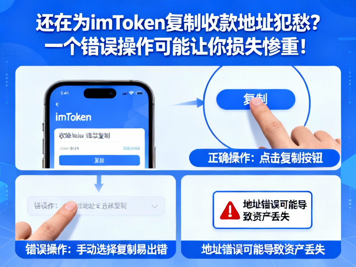 还在为imToken复制收款地址犯愁？一个错误操作可能让你损失惨重！