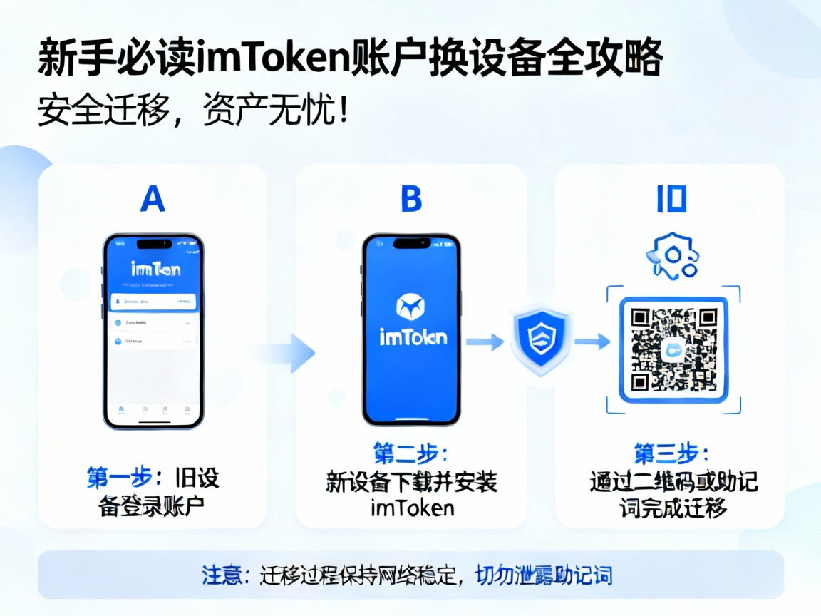 新手必读imToken账户换设备全攻略，安全迁移，资产无忧！